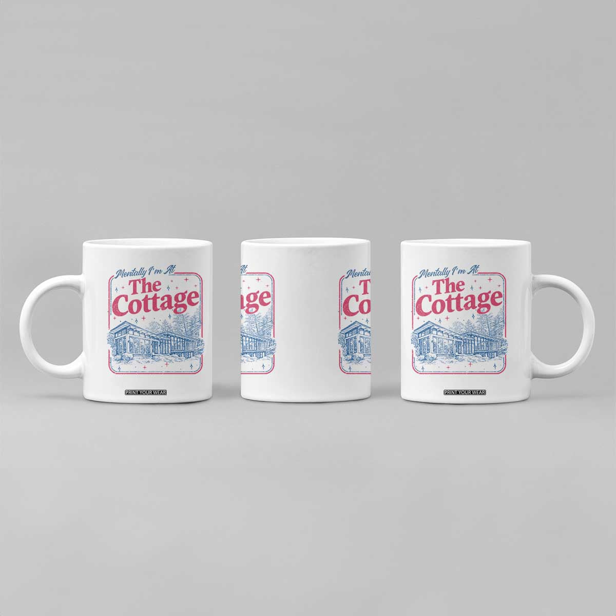 Team Hollanov Fan Coffee Mug Mentally Im At The Cottage LGBT Romance Hockey TS10 Print Your Wear