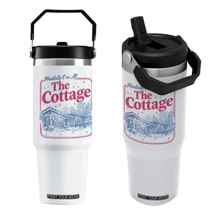 Team Hollanov Fan Flip Straw Tumbler Mentally Im At The Cottage LGBT Romance Hockey TS10 One Size: 30 oz White Print Your Wear
