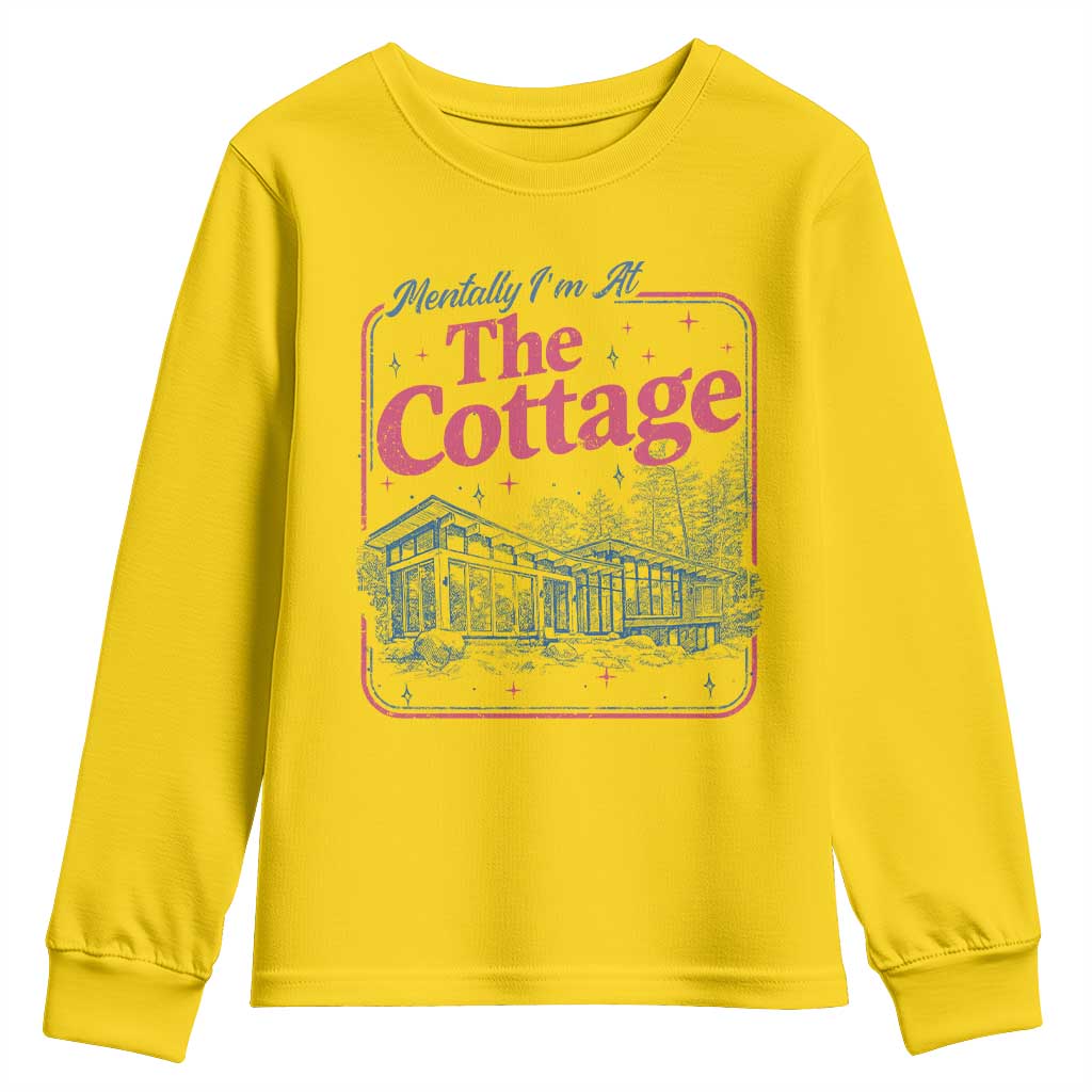 Team Hollanov Fan Youth Sweatshirt Mentally Im At The Cottage LGBT Romance Hockey TS10 Daisy Print Your Wear
