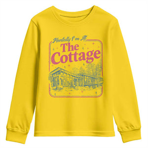 Team Hollanov Fan Youth Sweatshirt Mentally Im At The Cottage LGBT Romance Hockey TS10 Daisy Print Your Wear
