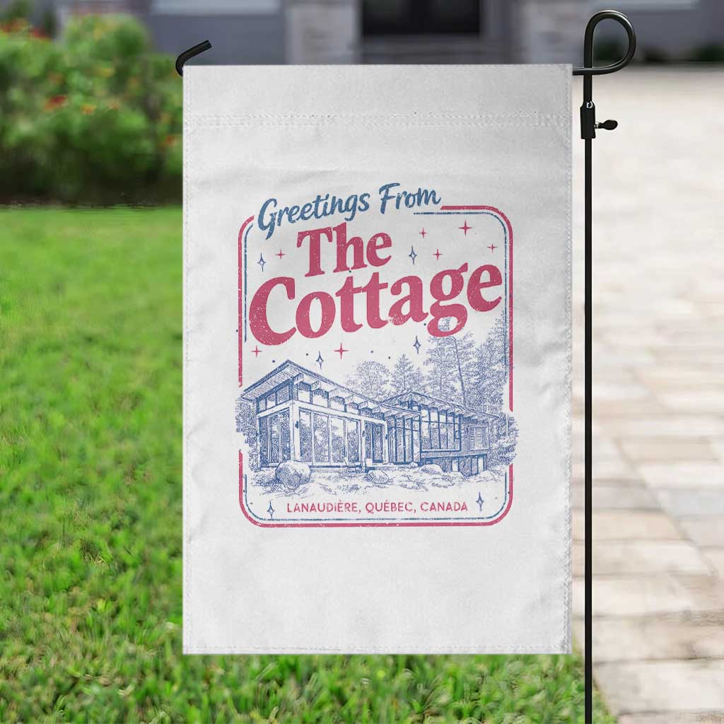Coming To The Cottage Garden Flag LGBT Romance Hockey Fan TS10 Print Your Wear