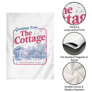 Coming To The Cottage Garden Flag LGBT Romance Hockey Fan TS10 Print Your Wear