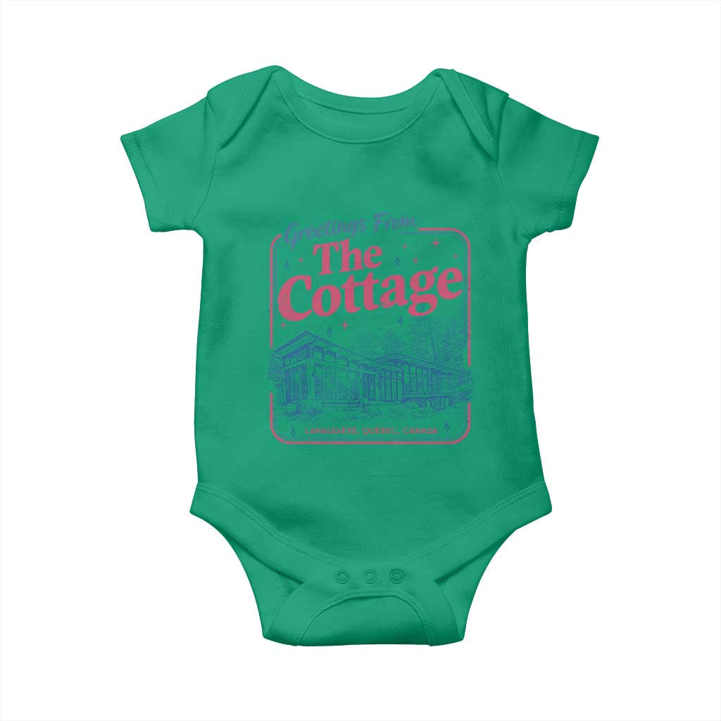 Coming To The Cottage Baby Onesie LGBT Romance Hockey Fan TS10 Irish Green Print Your Wear