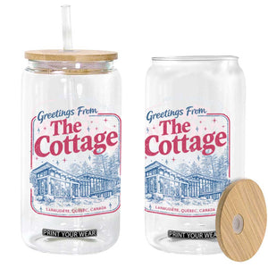 Coming To The Cottage Glass Can LGBT Romance Hockey Fan TS10 Print Your Wear