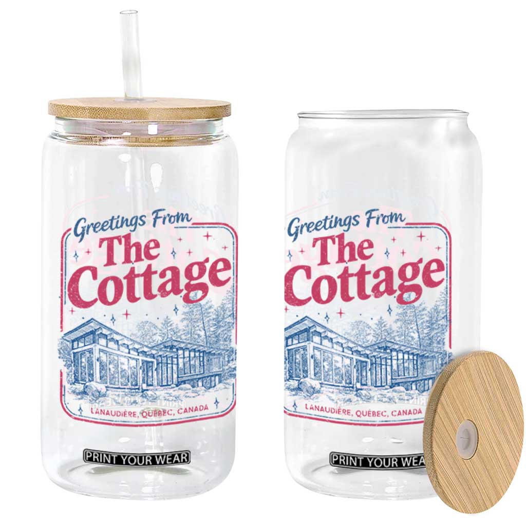 Coming To The Cottage Glass Can LGBT Romance Hockey Fan TS10 Print Your Wear