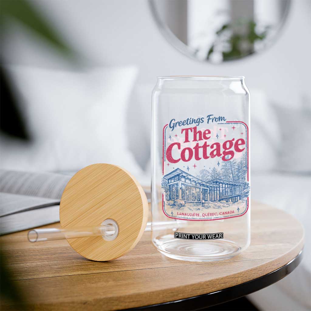 Coming To The Cottage Glass Can LGBT Romance Hockey Fan TS10 Print Your Wear