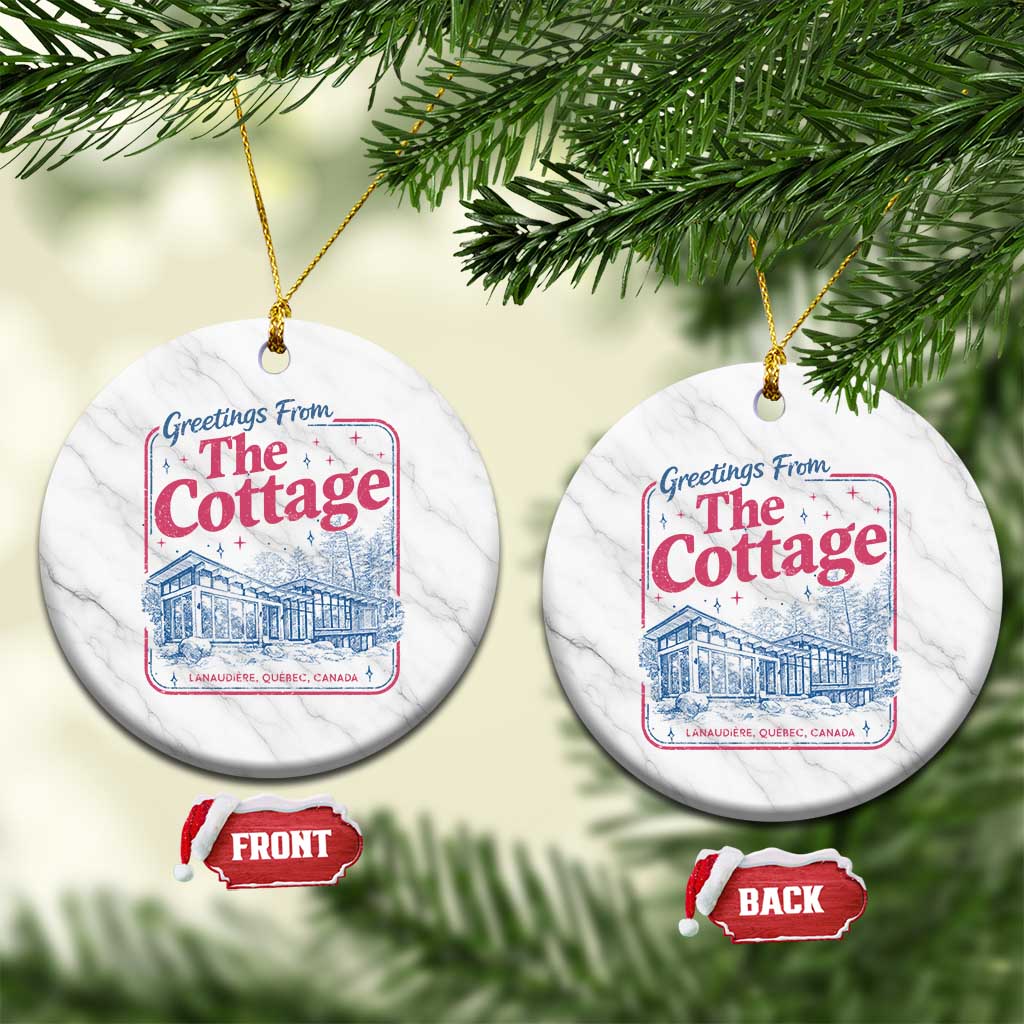 Coming To The Cottage Ceramic Ornament LGBT Romance Hockey Fan TS10 1pc White Marble Print Your Wear