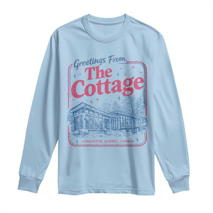 Coming To The Cottage Long Sleeve Shirt LGBT Romance Hockey Fan TS10 Light Blue Print Your Wear