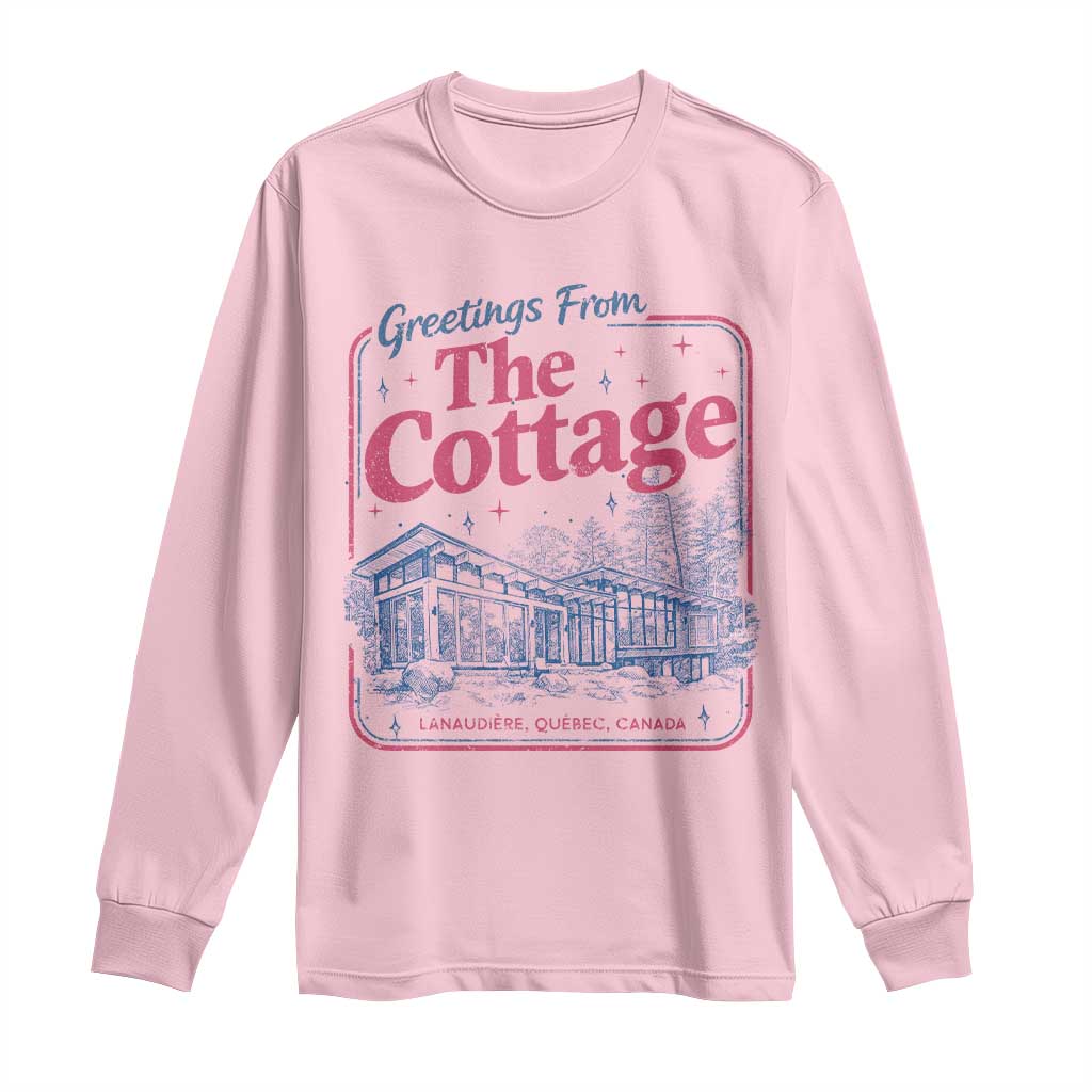 Coming To The Cottage Long Sleeve Shirt LGBT Romance Hockey Fan TS10 Light Pink Print Your Wear
