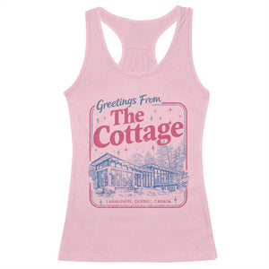 Coming To The Cottage Racerback Tank Top LGBT Romance Hockey Fan TS10 Light Pink Print Your Wear