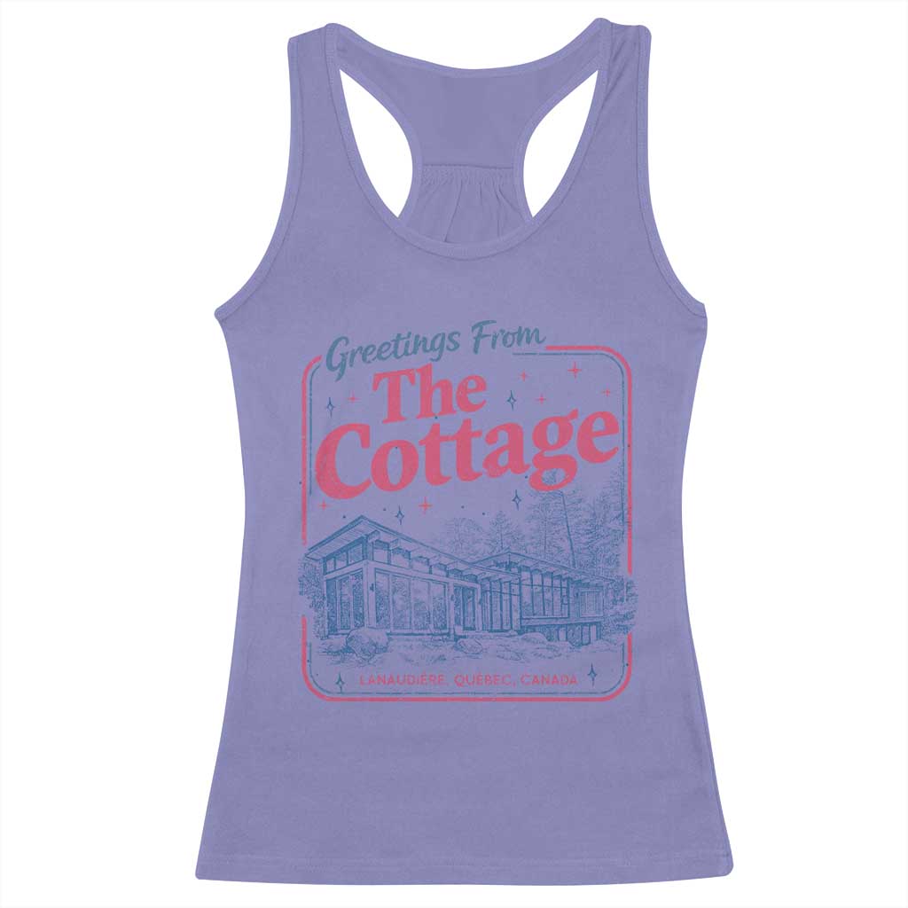 Coming To The Cottage Racerback Tank Top LGBT Romance Hockey Fan TS10 Violet Print Your Wear