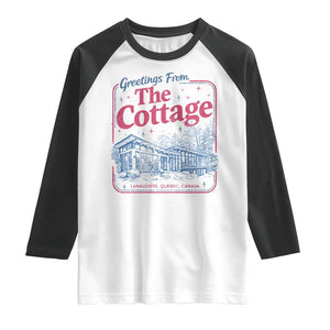 Coming To The Cottage Raglan Shirt LGBT Romance Hockey Fan TS10 White Black Print Your Wear