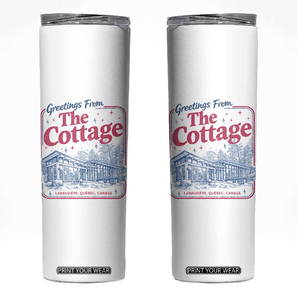 Coming To The Cottage Skinny Tumbler LGBT Romance Hockey Fan TS10 White Print Your Wear