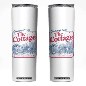 Coming To The Cottage Skinny Tumbler LGBT Romance Hockey Fan TS10 White Print Your Wear