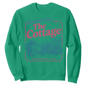 Coming To The Cottage Sweatshirt LGBT Romance Hockey Fan TS10 Irish Green Print Your Wear