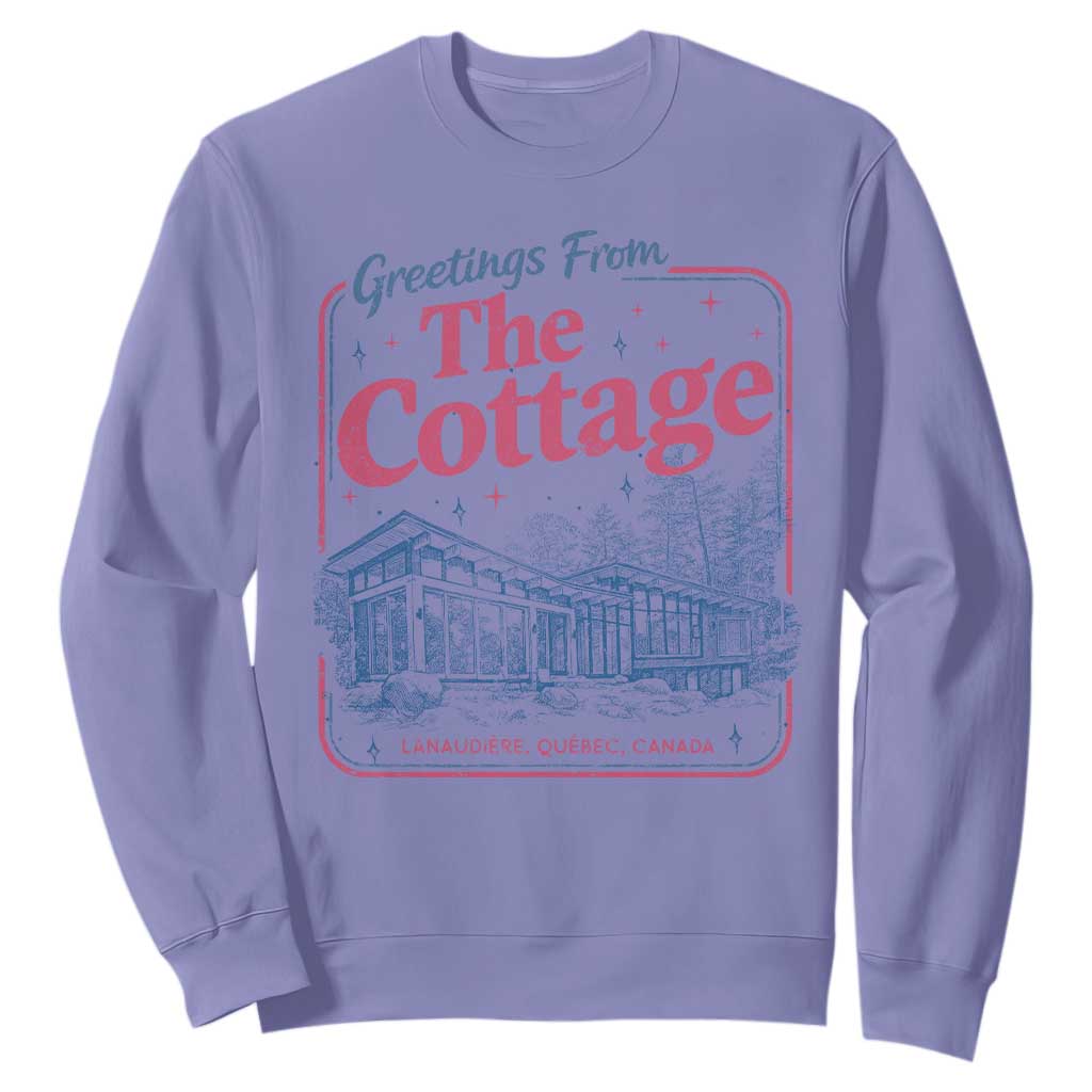Coming To The Cottage Sweatshirt LGBT Romance Hockey Fan TS10 Violet Print Your Wear
