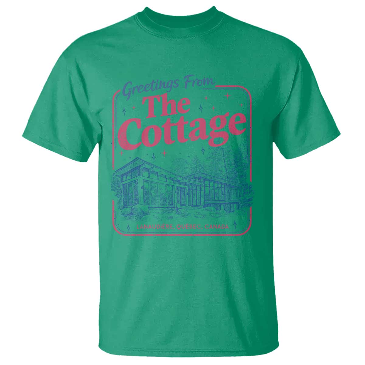 Coming To The Cottage T Shirt LGBT Romance Hockey Fan TS10 Irish Green Print Your Wear