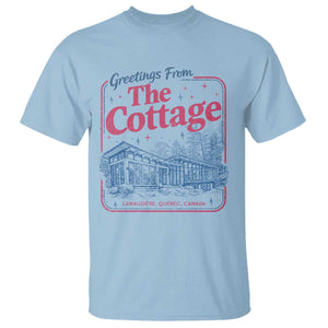 Coming To The Cottage T Shirt LGBT Romance Hockey Fan TS10 Light Blue Print Your Wear