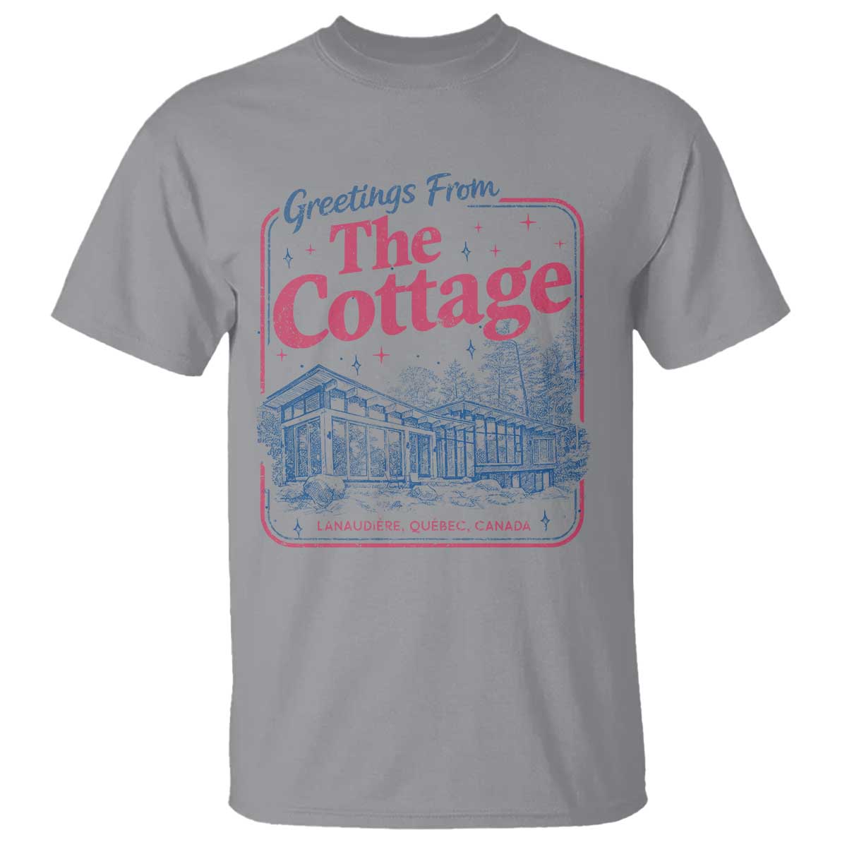 Coming To The Cottage T Shirt LGBT Romance Hockey Fan TS10 Sport Gray Print Your Wear