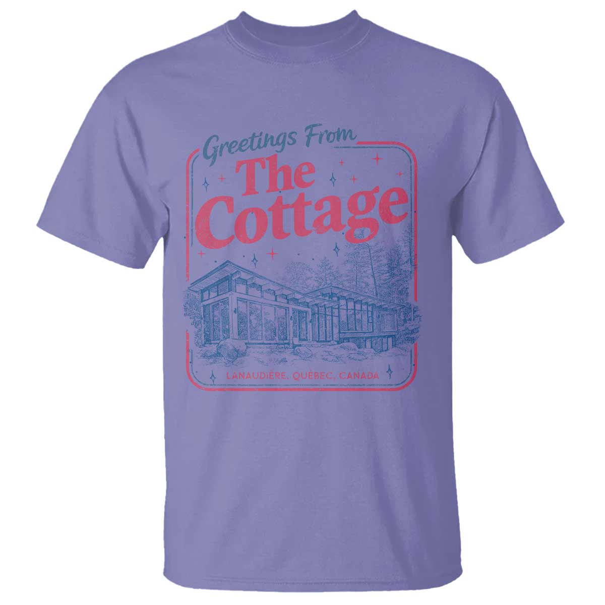 Coming To The Cottage T Shirt LGBT Romance Hockey Fan TS10 Violet Print Your Wear