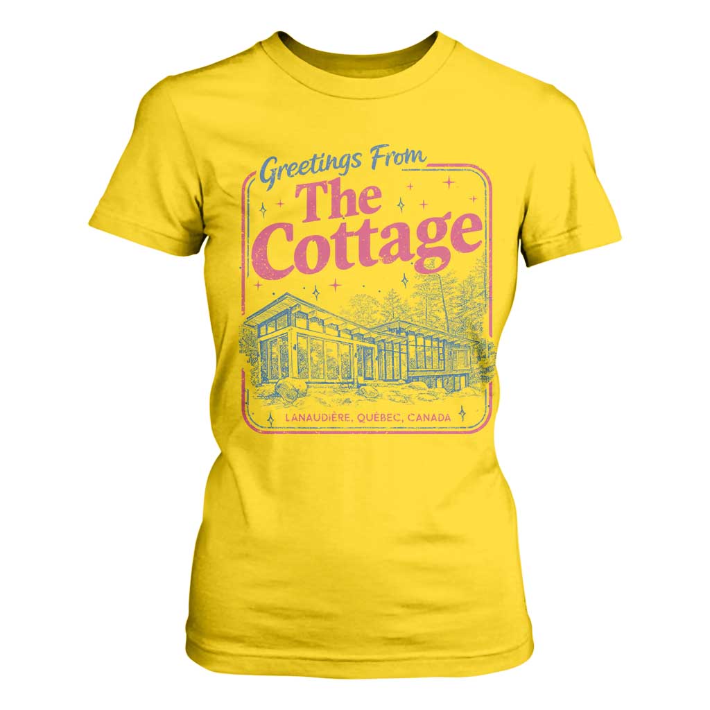 Coming To The Cottage T Shirt For Women LGBT Romance Hockey Fan TS10 Daisy Print Your Wear