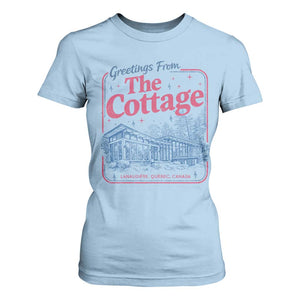 Coming To The Cottage T Shirt For Women LGBT Romance Hockey Fan TS10 Light Blue Print Your Wear