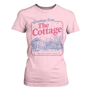 Coming To The Cottage T Shirt For Women LGBT Romance Hockey Fan TS10 Light Pink Print Your Wear