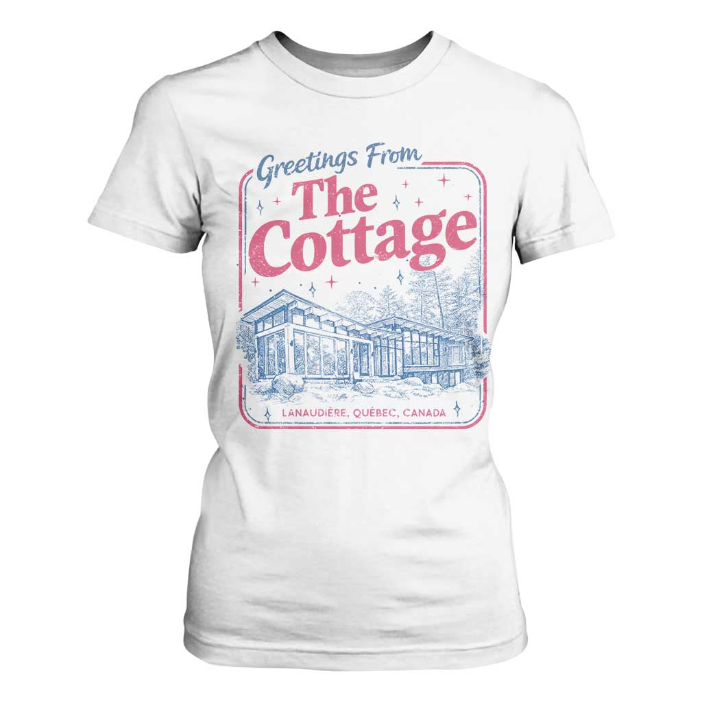 Coming To The Cottage T Shirt For Women LGBT Romance Hockey Fan TS10 White Print Your Wear