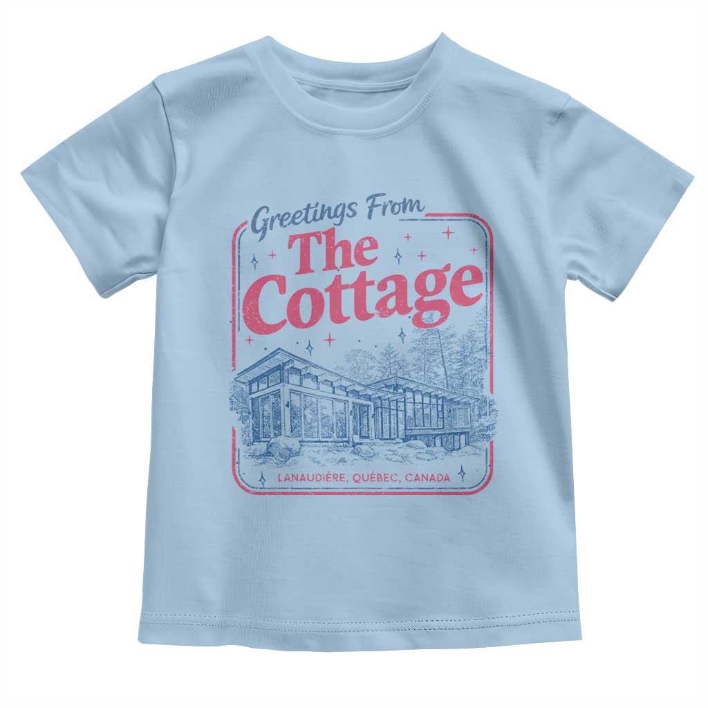 Coming To The Cottage Toddler T Shirt LGBT Romance Hockey Fan TS10 Light Blue Print Your Wear