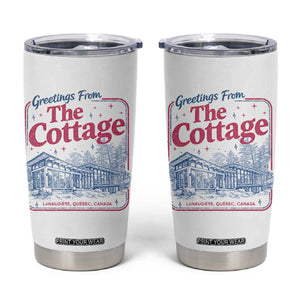 Coming To The Cottage Tumbler Cup LGBT Romance Hockey Fan TS10 White Print Your Wear