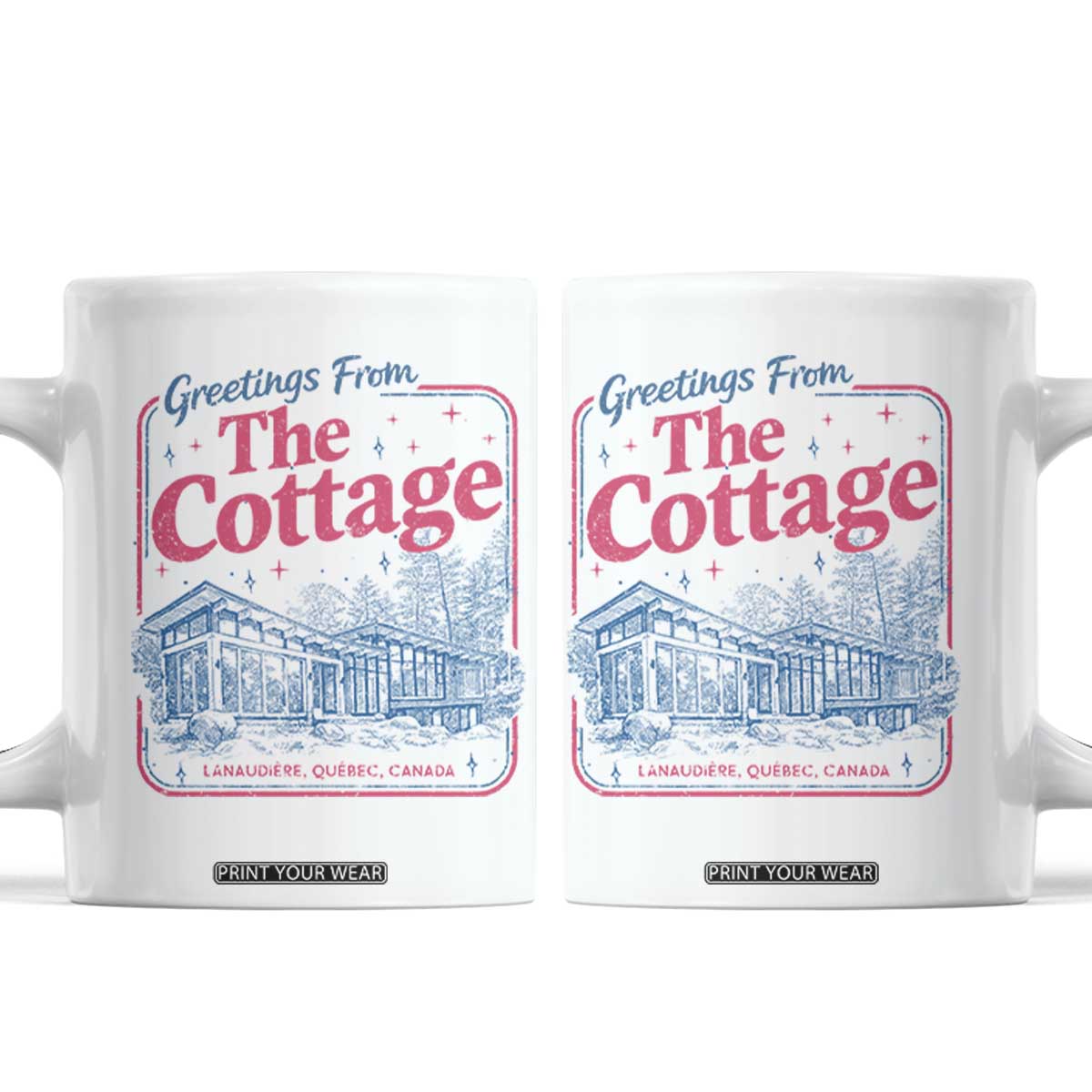Coming To The Cottage Coffee Mug LGBT Romance Hockey Fan TS10 White Print Your Wear