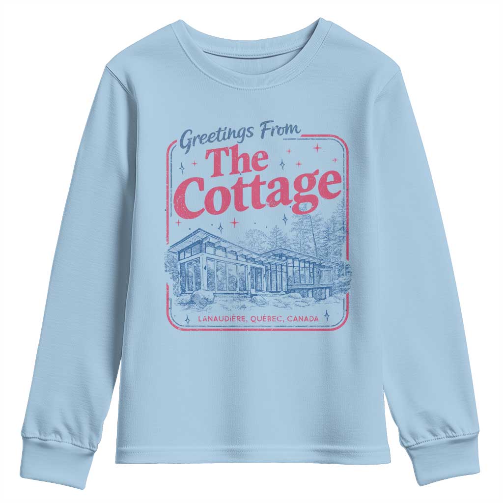 Coming To The Cottage Youth Sweatshirt LGBT Romance Hockey Fan TS10 Light Blue Print Your Wear