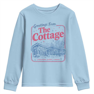 Coming To The Cottage Youth Sweatshirt LGBT Romance Hockey Fan TS10 Light Blue Print Your Wear