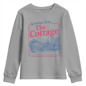 Coming To The Cottage Youth Sweatshirt LGBT Romance Hockey Fan TS10 Sport Gray Print Your Wear