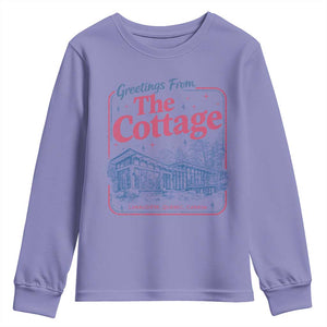 Coming To The Cottage Youth Sweatshirt LGBT Romance Hockey Fan TS10 Violet Print Your Wear