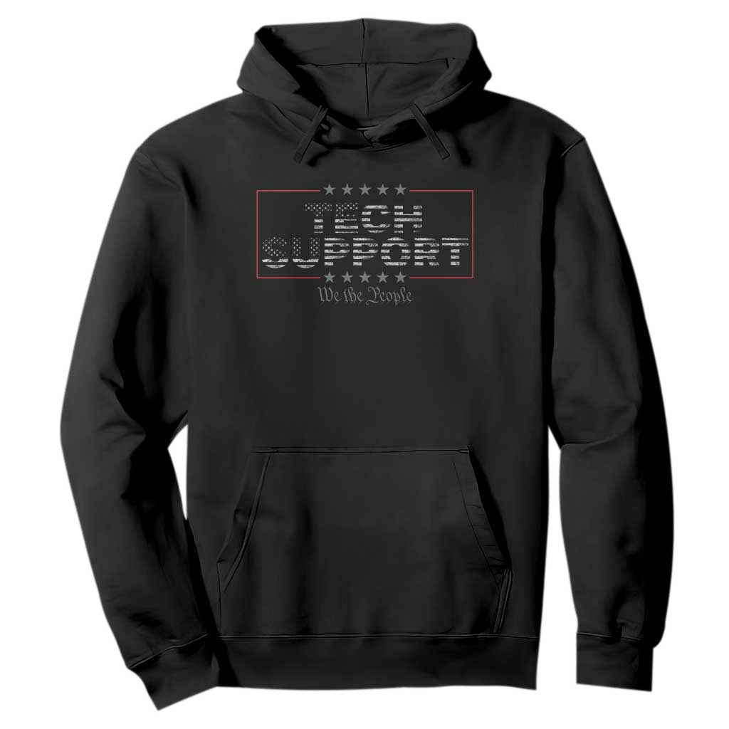 Tech Support Hoodie IT Support Programmer Engineer TS10 Black Print Your Wear