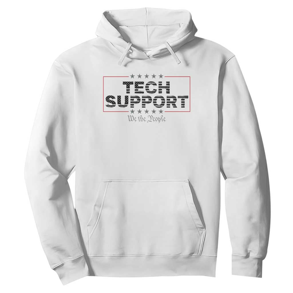 Tech Support Hoodie IT Support Programmer Engineer TS10 White Print Your Wear