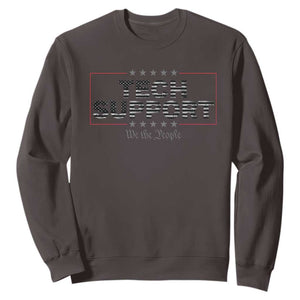 Tech Support Sweatshirt IT Support Programmer Engineer TS10 Dark Chocolate Print Your Wear