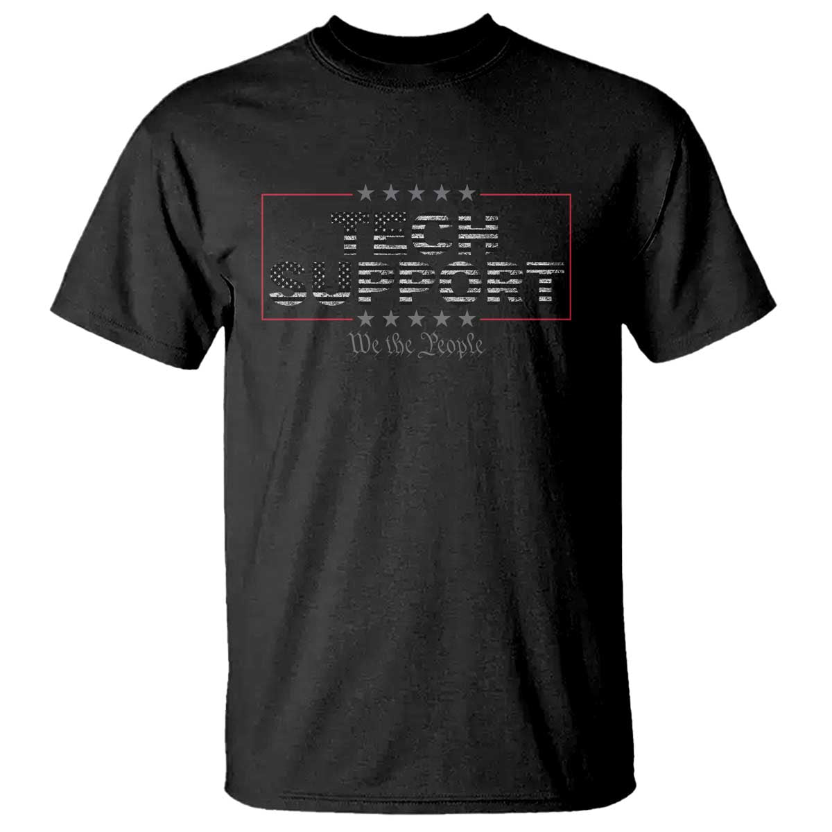 Tech Support T Shirt IT Support Programmer Engineer TS10 Black Print Your Wear