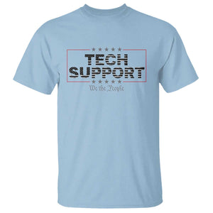 Tech Support T Shirt IT Support Programmer Engineer TS10 Light Blue Print Your Wear