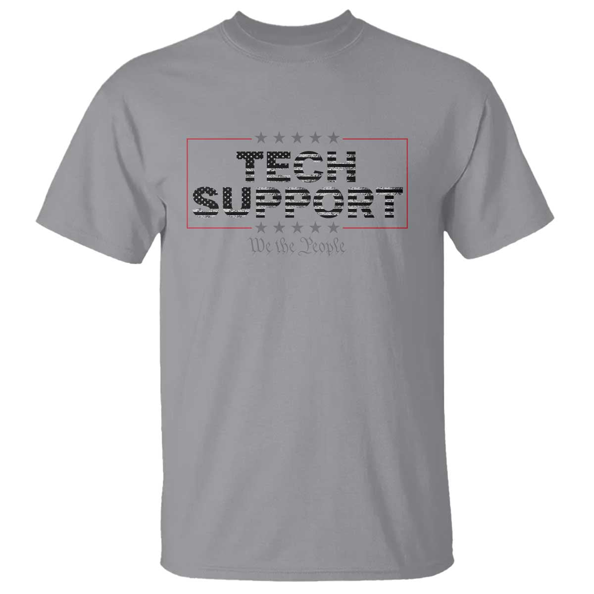 Tech Support T Shirt IT Support Programmer Engineer TS10 Sport Gray Print Your Wear