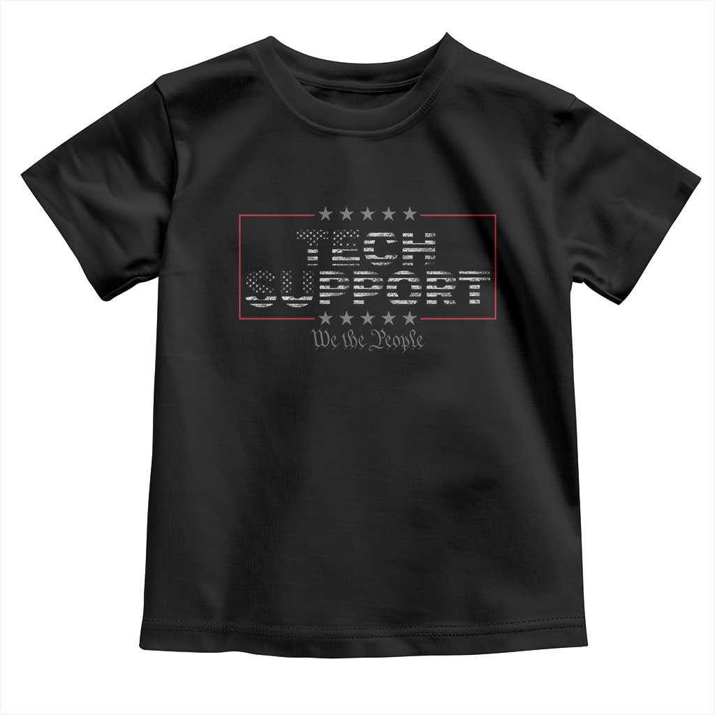 Tech Support Toddler T Shirt IT Support Programmer Engineer TS10 Black Print Your Wear
