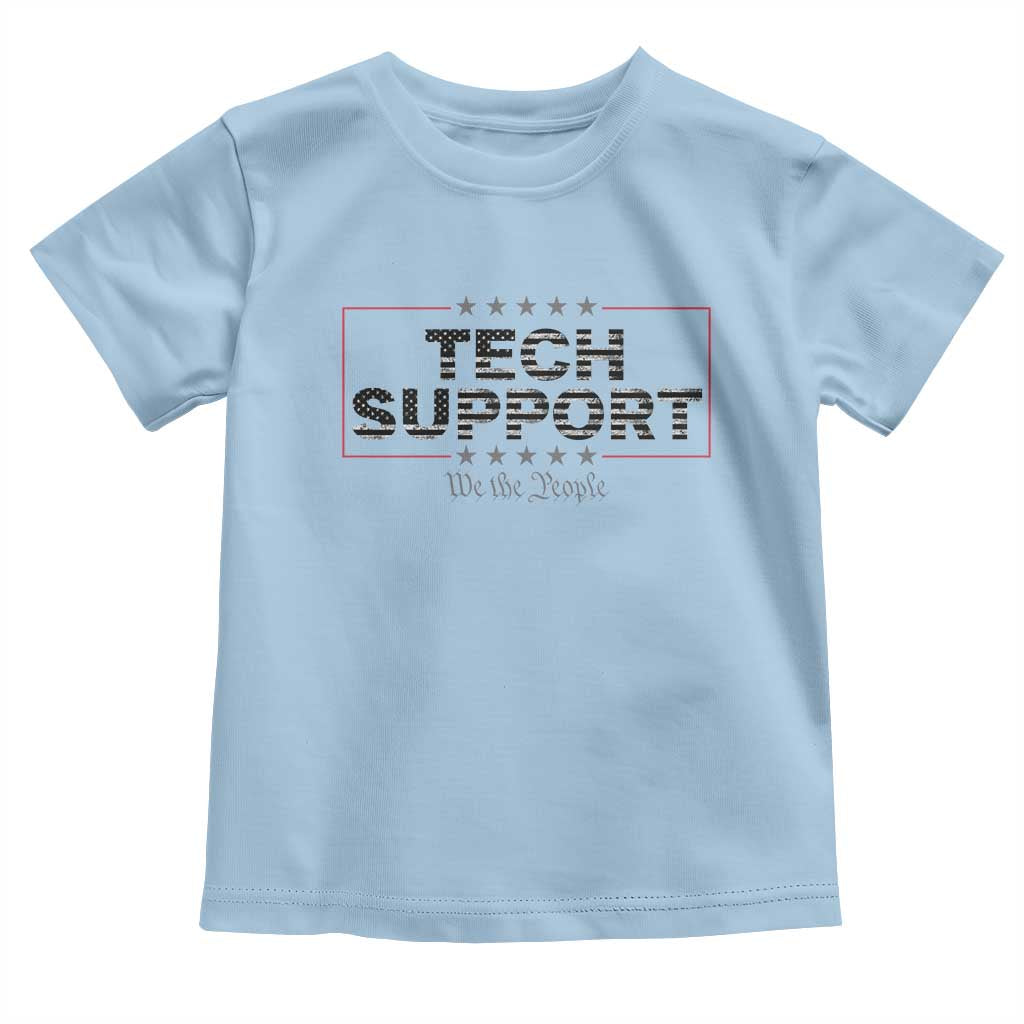 Tech Support Toddler T Shirt IT Support Programmer Engineer TS10 Light Blue Print Your Wear