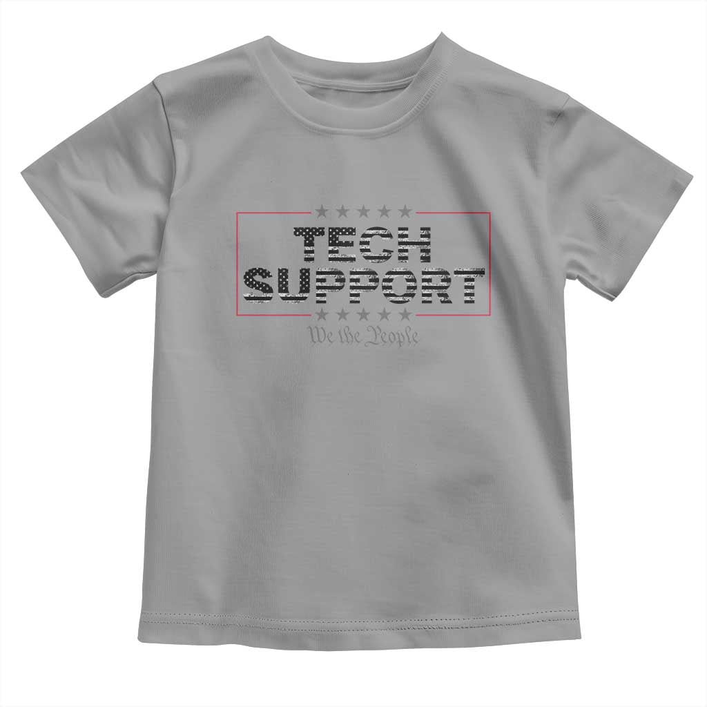 Tech Support Toddler T Shirt IT Support Programmer Engineer TS10 Sport Gray Print Your Wear