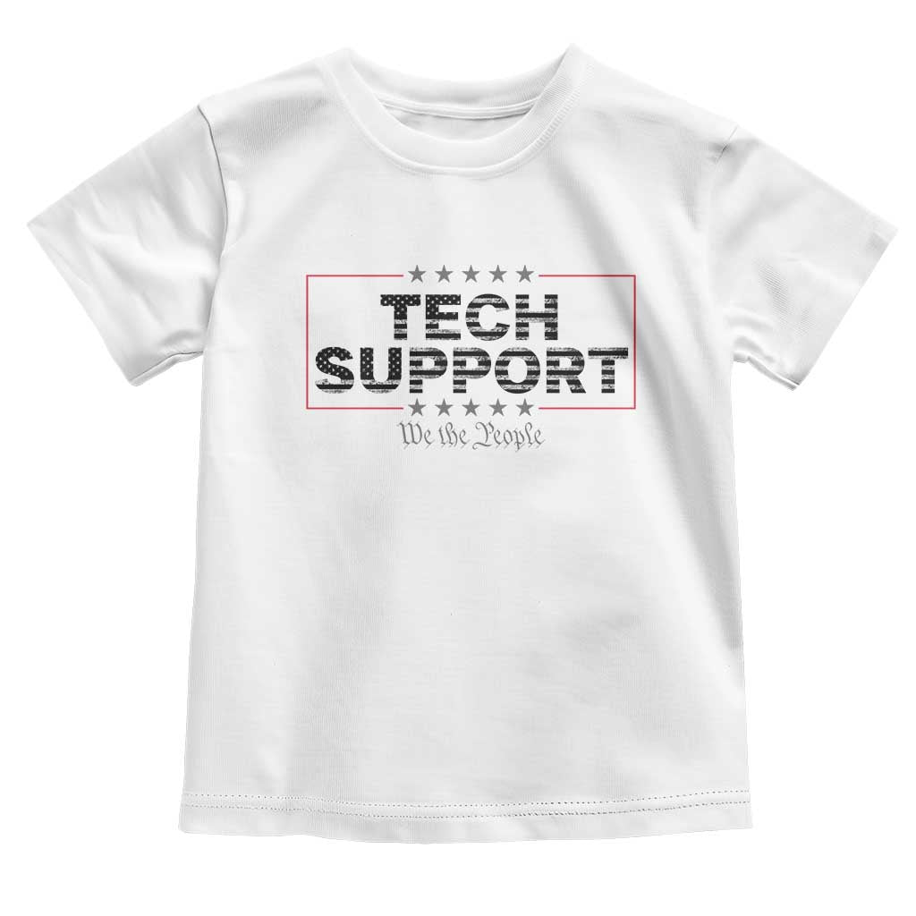 Tech Support Toddler T Shirt IT Support Programmer Engineer TS10 White Print Your Wear