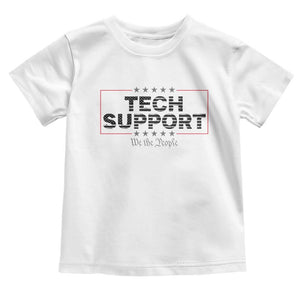 Tech Support Toddler T Shirt IT Support Programmer Engineer TS10 White Print Your Wear