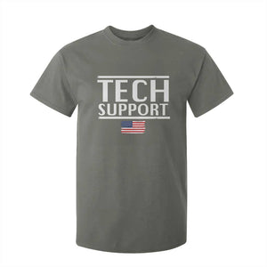 Tech Support T Shirt For Kid IT Support Programmer Engineer Elon Musk TS10 Military Green Print Your Wear