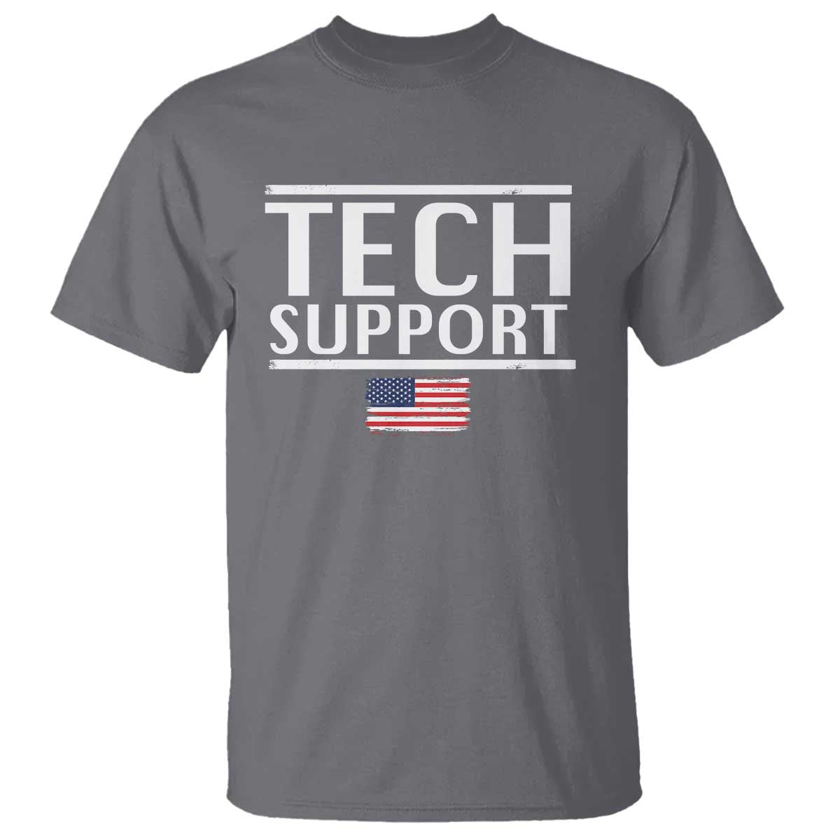 Tech Support T Shirt IT Support Programmer Engineer Elon Musk TS10 Charcoal Print Your Wear
