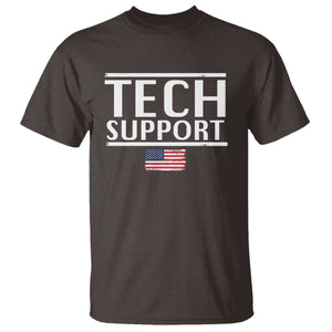Tech Support T Shirt IT Support Programmer Engineer Elon Musk TS10 Dark Chocolate Print Your Wear