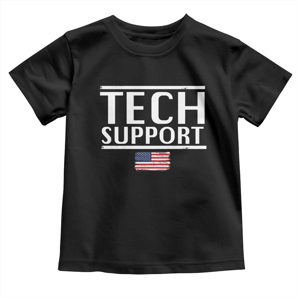 Tech Support Toddler T Shirt IT Support Programmer Engineer Elon Musk TS10 Black Print Your Wear